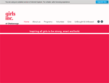 Tablet Screenshot of girlsincofchatt.org